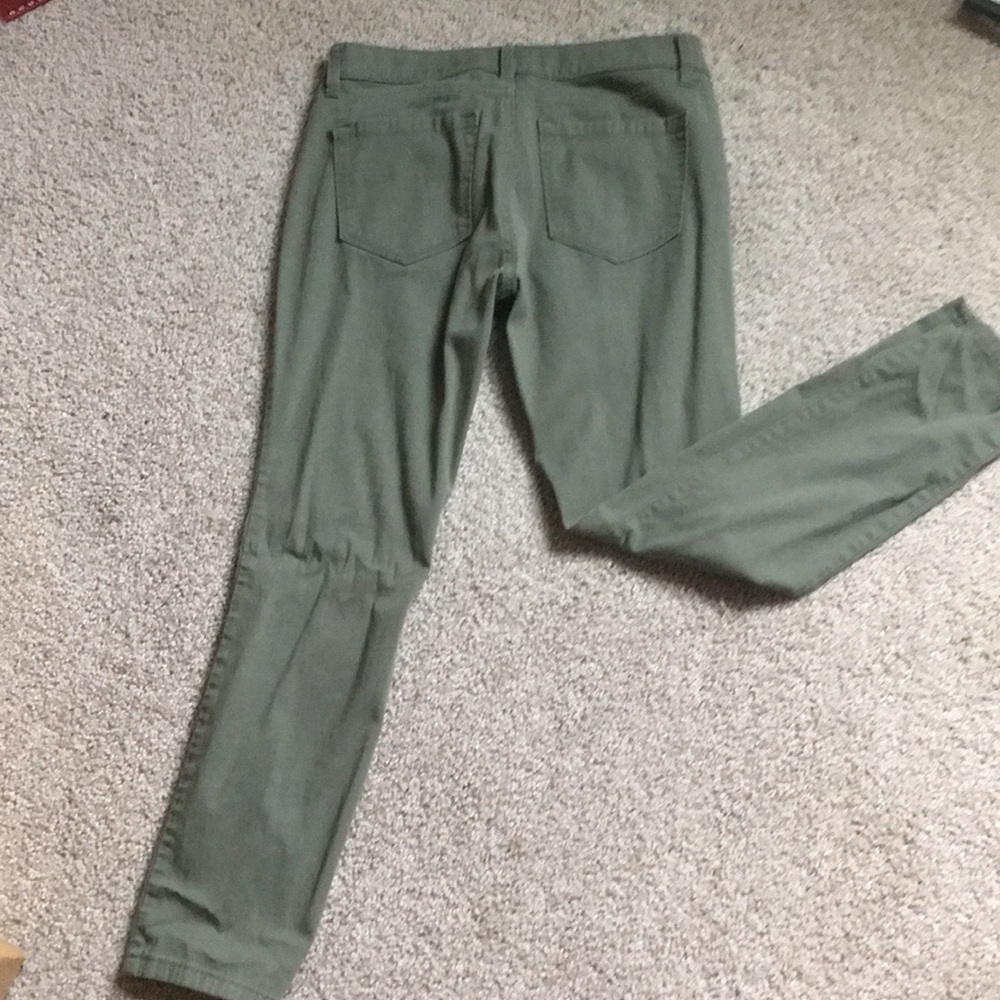 Loft Olive Straight Leg Petite Pants - Picture 4 of 4